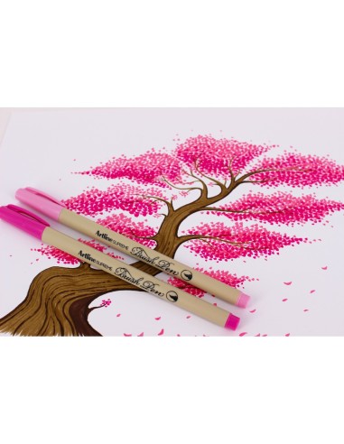 ROTULADOR ARTLINE SUPREME BRUSH BASE AGUA PUNTA TRAZO VARIABLE AZ.