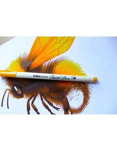 ROTULADOR ARTLINE SUPREME BRUSH BASE AGUA PUNTA TRAZO VARIABLE MAG.
