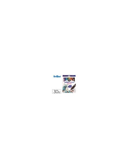 ROTULADOR ARTLINE SUPREME EPFS200 FINE LINER FIBRA 0,4MM 30 UD.SURT.