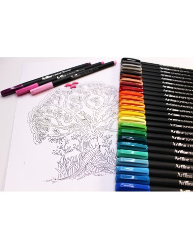 ROTULADOR ARTLINE EPFS200 FINE LINER FIBRA AZ. ULTRAMAR 0,4MM