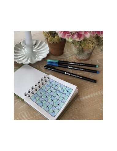 ROTULADOR ARTLINE EPFS200 FINE LINER FIBRA AZ. 0,4MM