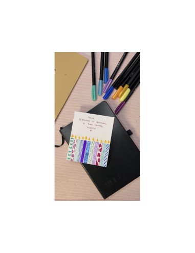 ROTULADOR ARTLINE EPFS200 FINE LINER FIBRA AZ. 0,4MM