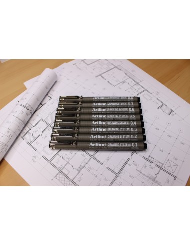 ROTULADOR ARTLINE CALIB MICROMETRICO NG.EK-284ILN POLIACETAL 0,4MM