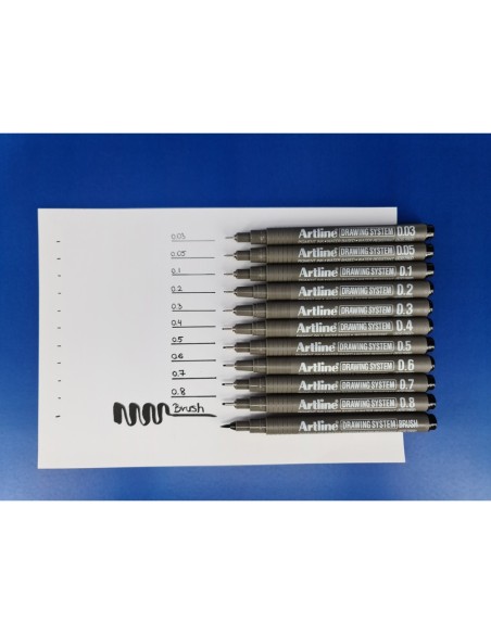 ROTULADOR ARTLINE CALIB MICROMETRICO NG. EK-282ILN POLIACETAL 0,2MM