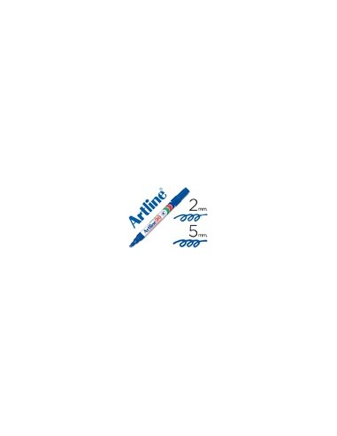 ROTULADOR ARTLINE MARCADOR PERM.EK-90 AZUL PUNTA BISELADA 5 MM PAPEL