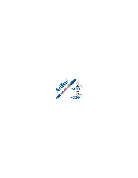 ROTULADOR ARTLINE MARCADOR PERM.EK-90 AZUL PUNTA BISELADA 5 MM PAPEL
