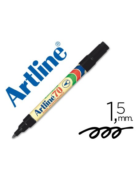 ROTULADOR ARTLINE MARCADOR PERM.EK-70 NG.PUNTA RED.1.5 MM PAPEL ME