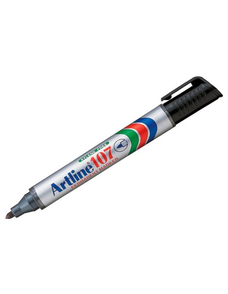 ROTULADOR ARTLINE MARCADOR PERM.107 NEGRO PUNTA RED.