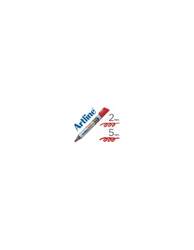 ROTULADOR ARTLINE MARCADOR PERM.109 ROJO PUNTA BISELADA
