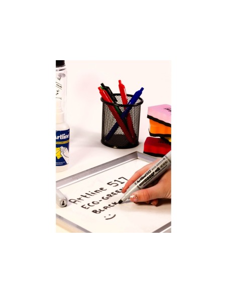 ROTULADOR ARTLINE PIZARRA EK-517 NEGRO PUNTA RED.2 MM TINTA BAJO OLOR