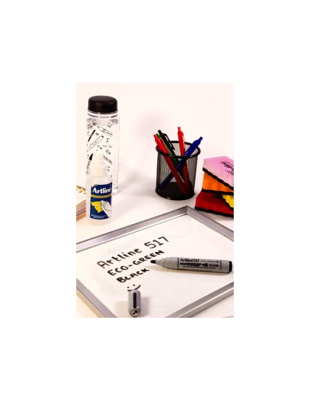 ROTULADOR ARTLINE PIZARRA EK-517 NEGRO PUNTA RED.2 MM TINTA BAJO OLOR