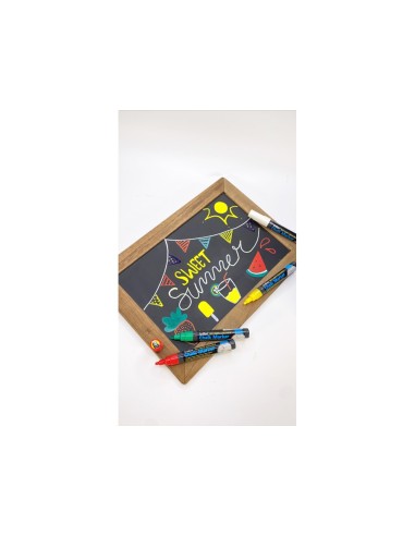ROTULADOR ARTLINE PIZARRA VER NEGRA EPW-4-AM COLOR AMARILLO BOLSA 4 R