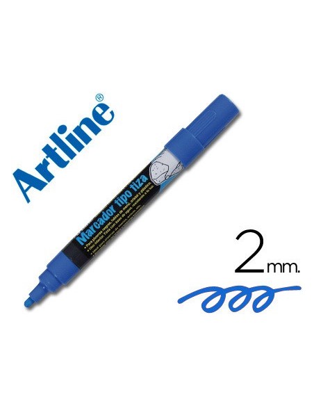 ROTULADOR ARTLINE PIZARRA VERDES-NEGRAS EPW-4-AZ 4ud