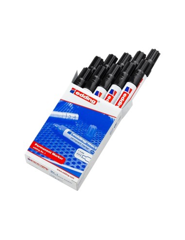 ROTULADOR EDDING MARCADOR PERM.1 NEGRO PUNTA BISELADA 5 MM