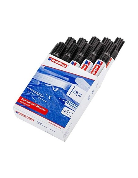 ROTULADOR EDDING MARCADOR PERM.500 NEGRO PUNTA BISELADA 7 MM