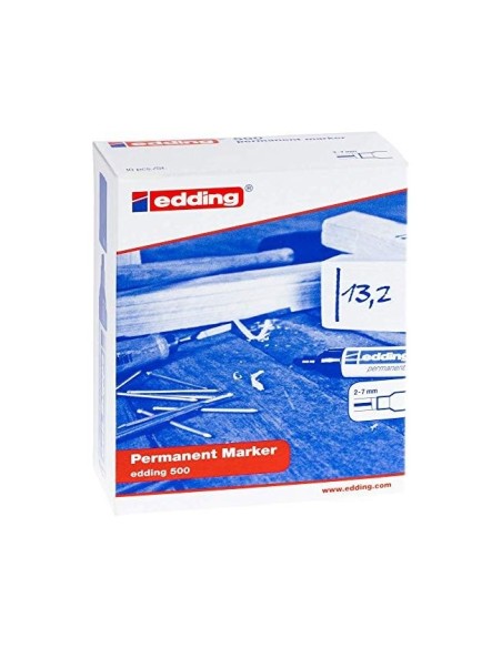 ROTULADOR EDDING MARCADOR PERM.500 NEGRO PUNTA BISELADA 7 MM