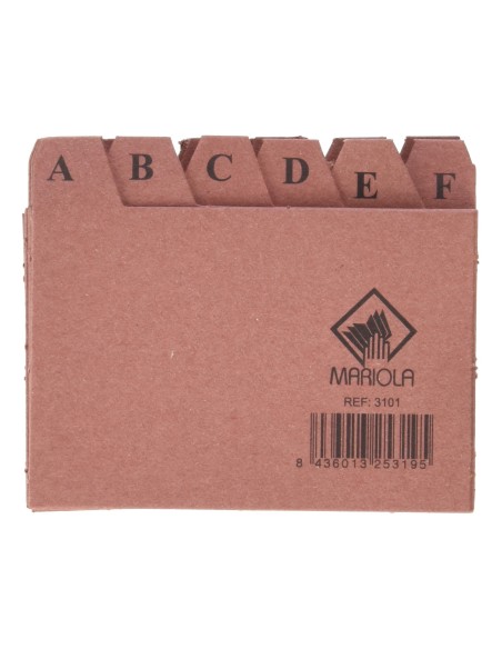 INDICE FICHERO CARTON Nº 1 TAMAÑO 65X95