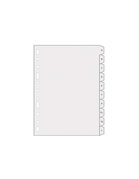 SEP.ALFABETICO MULTIFIN PLASTICO 3002