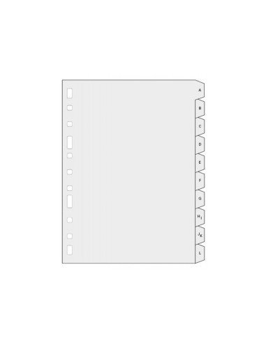 SEP.ALFABETICO MULTIFIN PLASTICO 3005