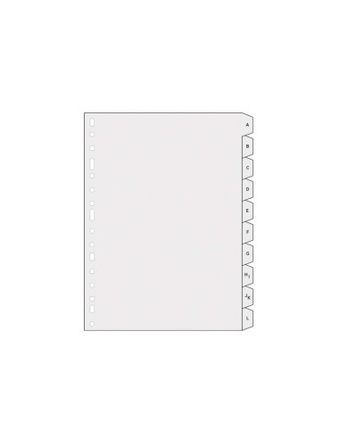 SEP.ALFABETICO MULTIFIN PLASTICO 3005