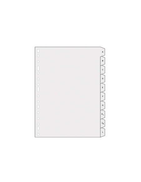 SEP.ALFABETICO MULTIFIN PLASTICO 3005