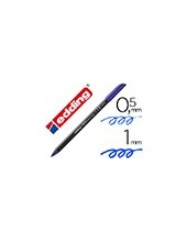 ROTULADOR EDDING PUNTA FIBRA 1200 AZUL N.3 PUNTA RED.0.5 MM 2