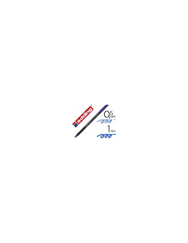 ROTULADOR EDDING PUNTA FIBRA 1200 AZUL N.3 PUNTA RED.0.5 MM