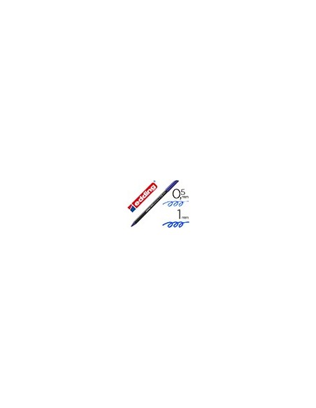 ROTULADOR EDDING PUNTA FIBRA 1200 AZUL N.3 PUNTA RED.0.5 MM
