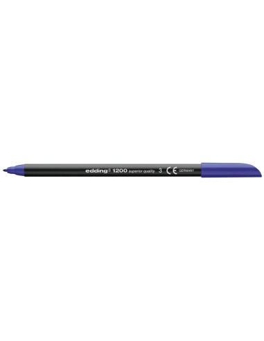 ROTULADOR EDDING PUNTA FIBRA 1200 AZUL N.3 PUNTA RED.0.5 MM