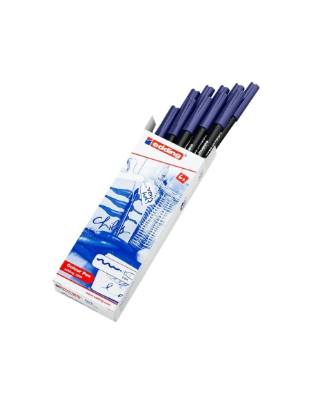 ROTULADOR EDDING PUNTA FIBRA 1300 AZUL PUNTA RED.0.5 MM