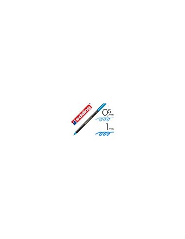 ROTULADOR EDDING PUNTA FIBRA 1200 AZUL CLARO N.10 PUNTA RED.0.5 MM