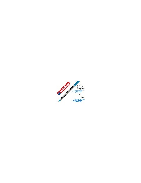 ROTULADOR EDDING PUNTA FIBRA 1200 AZUL CLARO N.10 PUNTA RED.0.5 MM