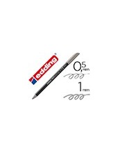 ROTULADOR EDDING PUNTA FIBRA 1200 GRIS N.12 PUNTA RED.0.5 MM 2