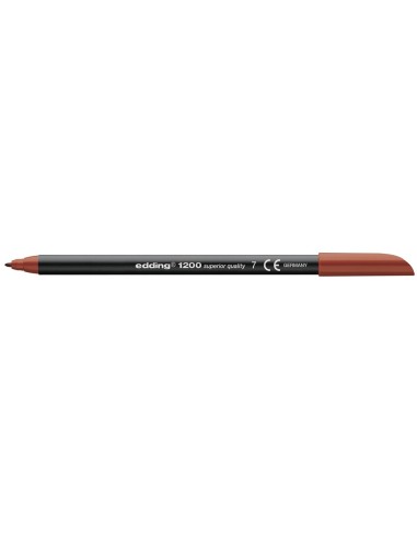 ROTULADOR EDDING PUNTA FIBRA 1200 MARRON N.7 PUNTA RED.0.5 MM