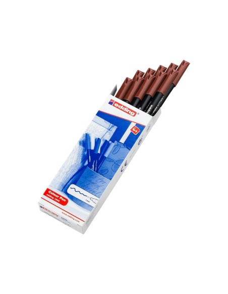 ROTULADOR EDDING PUNTA FIBRA 1200 MARRON N.7 PUNTA RED.0.5 MM