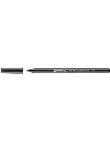 ROTULADOR EDDING PUNTA FIBRA 1300 NEGRO PUNTA RED.0.5 MM