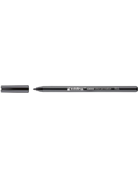 ROTULADOR EDDING PUNTA FIBRA 1300 NEGRO PUNTA RED.0.5 MM
