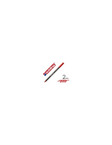 ROTULADOR EDDING PUNTA FIBRA 1300 ROJO PUNTA RED.0.5 MM