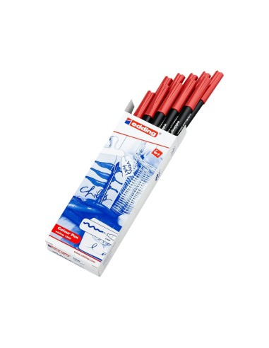 ROTULADOR EDDING PUNTA FIBRA 1300 ROJO PUNTA RED.0.5 MM