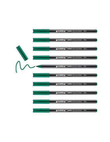 ROTULADOR EDDING PUNTA FIBRA 1300 VER PUNTA RED.0.5 MM