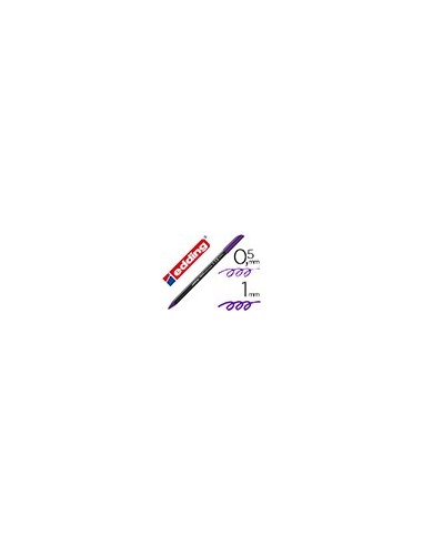 ROTULADOR EDDING PUNTA FIBRA 1200 VIOLETA N.8 PUNTA FIBRA 0.5 MM