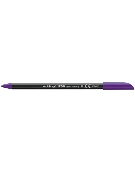 ROTULADOR EDDING PUNTA FIBRA 1200 VIOLETA N.8 PUNTA FIBRA 0.5 MM