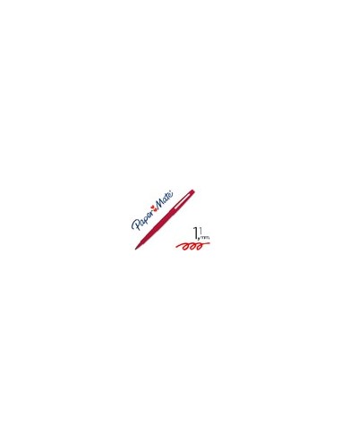ROTULADOR PAPER MATE PUNTA NYLON 3102-1 ROJO