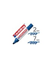 ROTULADOR EDDING MARCADOR PERM.500 AZUL PUNTA BISELADA 7 MM 2