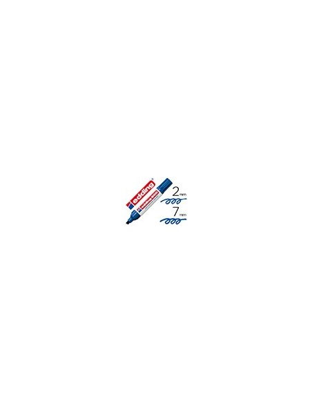 ROTULADOR EDDING MARCADOR PERM.500 AZUL PUNTA BISELADA 7 MM