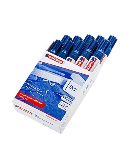ROTULADOR EDDING MARCADOR PERM.500 AZUL PUNTA BISELADA 7 MM