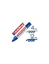 ROTULADOR EDDING MARCADOR PERM.800 AZUL PUNTA BISELADA 12 MM 2