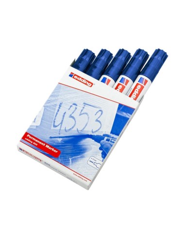 ROTULADOR EDDING MARCADOR PERM.800 AZUL PUNTA BISELADA 12 MM