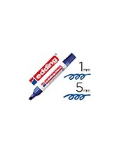 ROTULADOR EDDING MARCADOR PERM.1 AZUL PUNTA BISELADA 5 MM 2