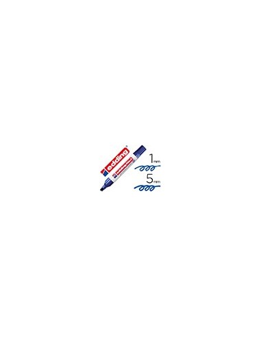 ROTULADOR EDDING MARCADOR PERM.1 AZUL PUNTA BISELADA 5 MM